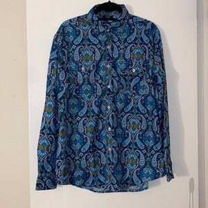 Men's Button up paisley